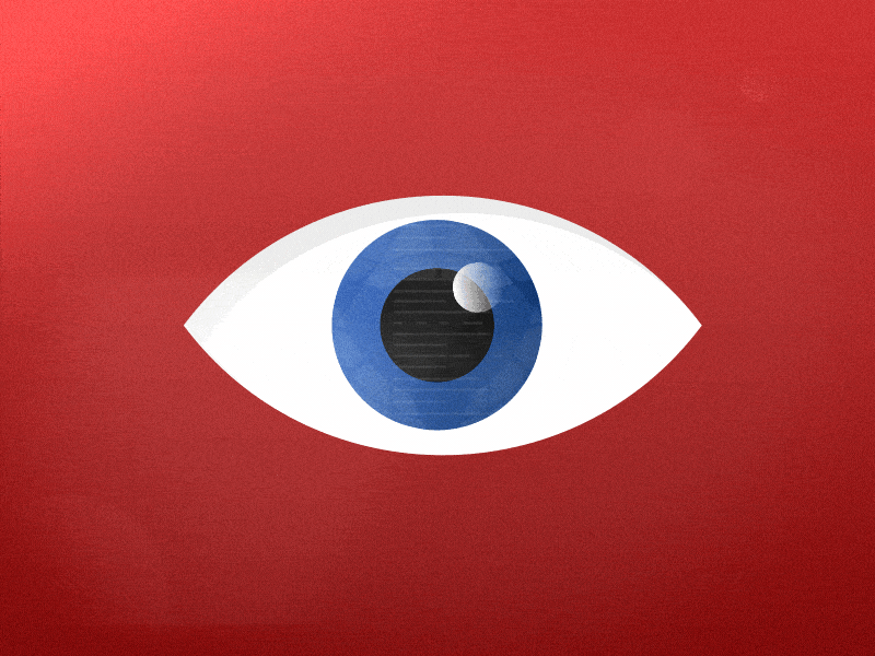 👁 eye pupil red