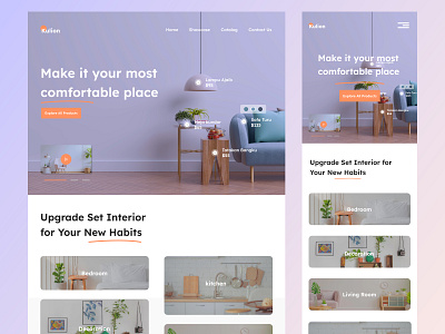 Kulion - Furniture Landing Page