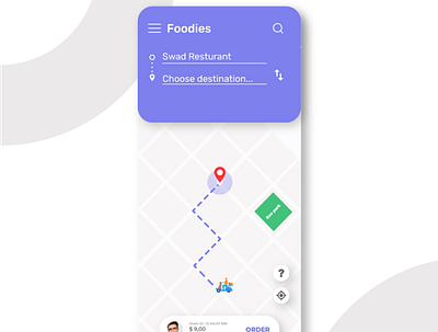 Location Tracker #Daily UI 020 typography ui ux vector