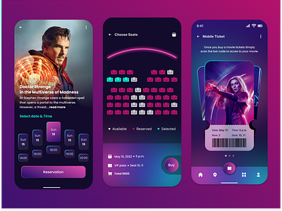 Movie ticket app