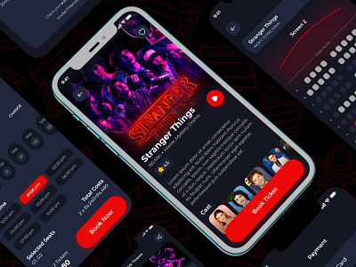 Movie Ticket App Concept design mobile app design movie app ui ux