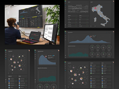 Command Center Platform dashboad design ui ux