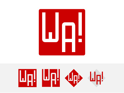 WA! Study of Logo branding illustration logo vector