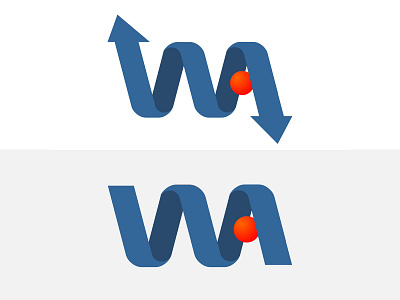 WA! Study of Logo branding design logo vector