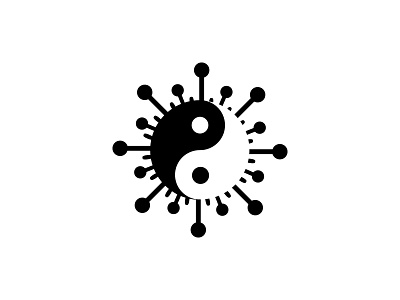 Karmavirus design icon logo vector