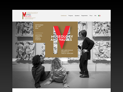 Museology and Values Website (2018) divi webdesign wordpress