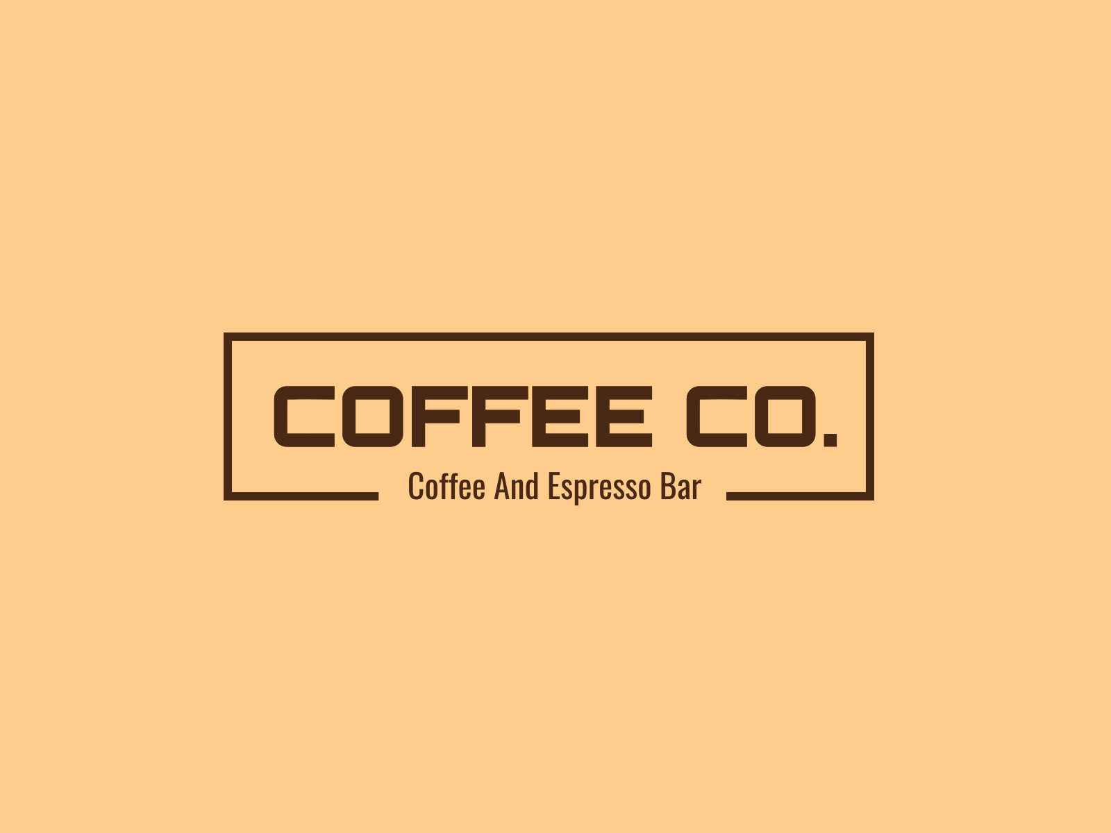 Coffee Co. -Logo animation. animation branding design graphic logo mograph motion professional reveal title