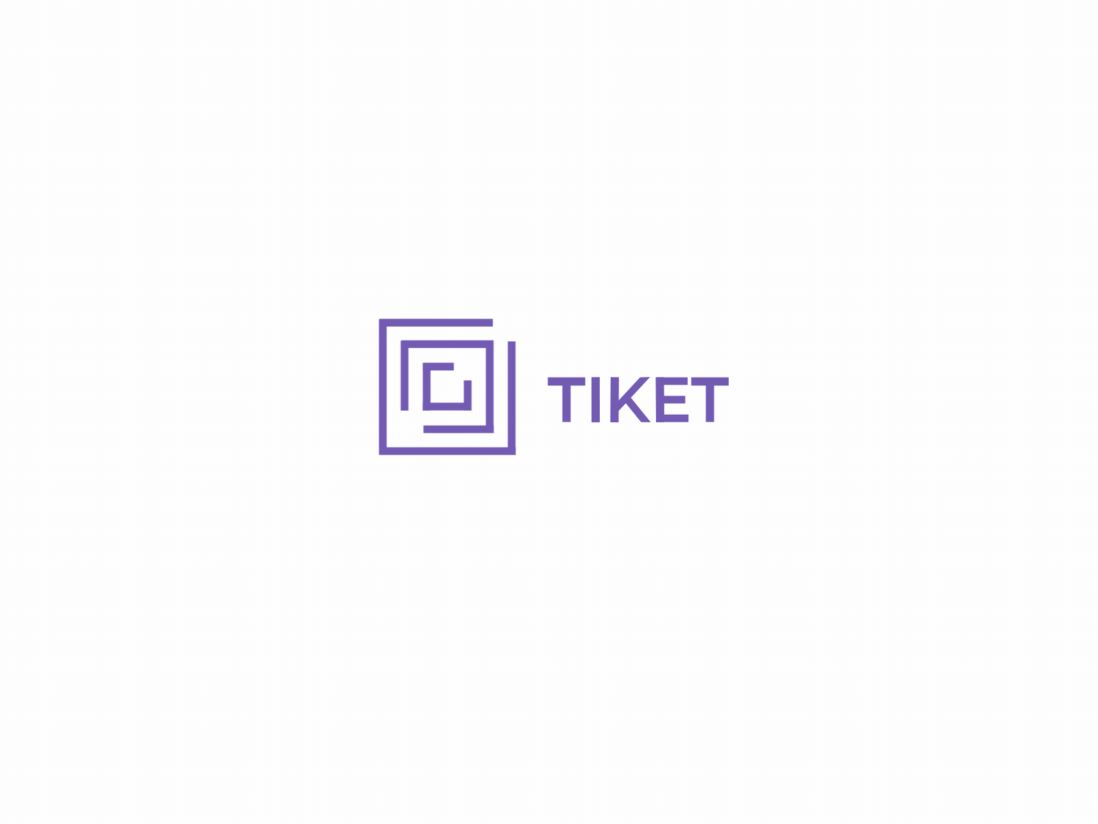 Tiket - Logo Animation. animation design george yong graphic logo mograph motion professional reveal