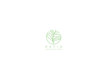 PATIO Indoor kitchen Gardening branding logo logo design visual identity