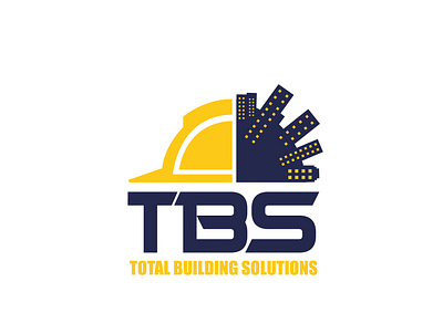 Logo-TBS total building solutions illustration logo logodesign logotype vector