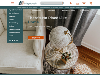 Ecommerce Maynooth Furniture Site Concept