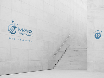 maya proxima Big Wall branding design icon indentity logo logotype mockup outdoor signage typography