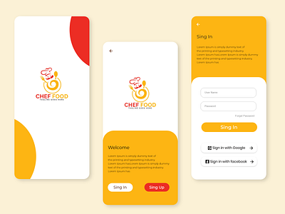Chef food add to cart android app ui design clean delivery ecommerce food icons innovative ios login market app product page ui ui ux design ui design ui kit ui ux ui ux user uiux