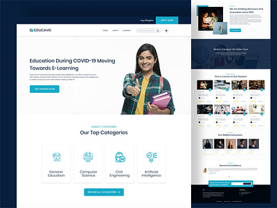 Educational Website design