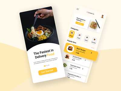 Food Delivery App user interface app design app ui app ui design burger app delivery app food food app food app ui food delivery app mobile app mobile app design noyonbanik trendy app ui ui design ui ux user interface user interface design web design