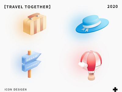 TRALEL TOGETHER design icons ui