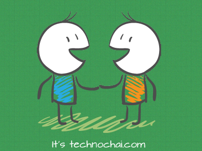 Technochai Cartoon green homepage icons social technochai