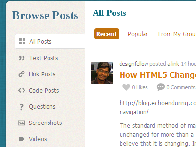 memeyo - Post Menu icons list memeyo menu navigation post