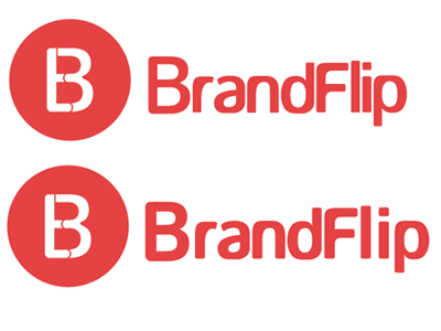 Logo for BrandFlip brandflip domains logo marketplace red websites