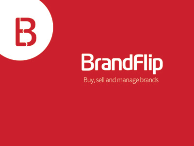 BrandFlip - Business Card (Reverse) brandflip business card domains marketplace red websites