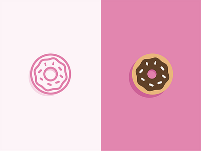 Donut icon and illustration