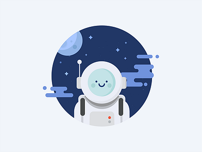 Cute astronaut