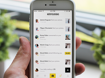 Urban Looks Notifications Page app fashion iphone likes notifications ranking