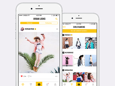 Urban Looks - Show your best outfit fashion feed likes look model pictures ranking ui urban