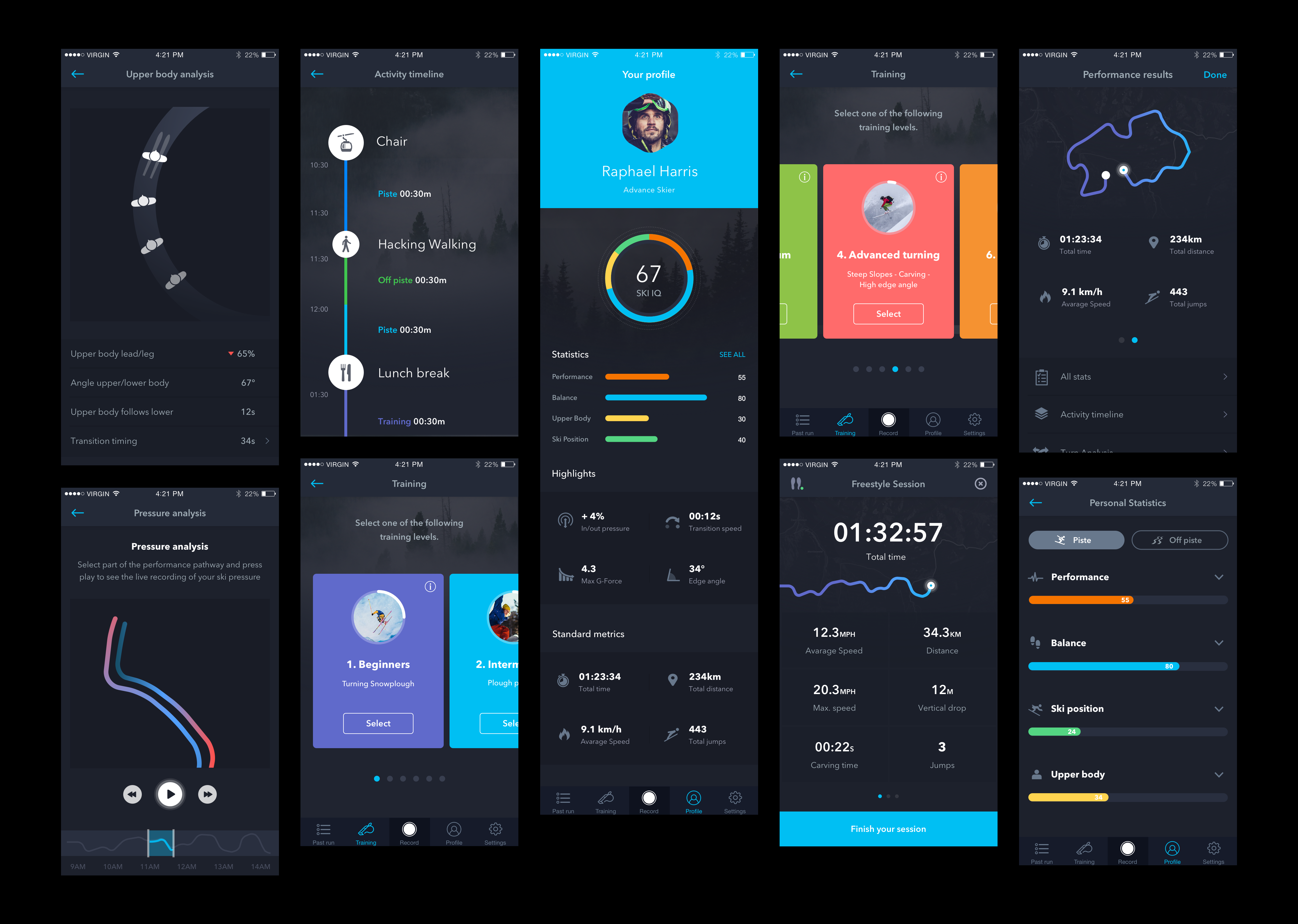 Dribbble - ski-app_overview.png by Filippo Chiumiento