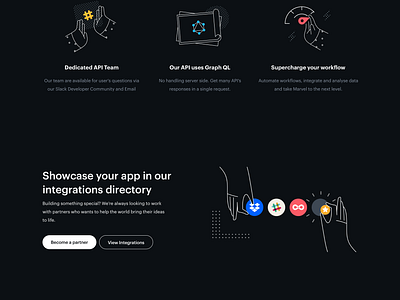 API Landing Page by Filippo Chiumiento for Marvel on Dribbble