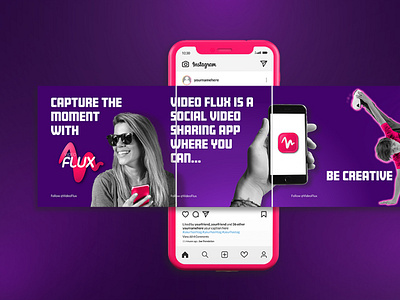 Video Flux - Instagram Carousel Marketing Campaign