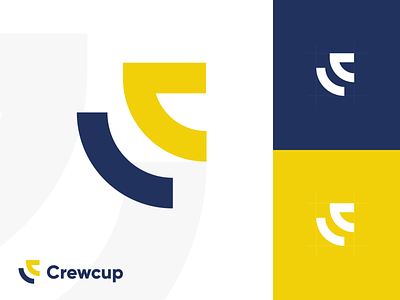 Crewcup logo design 3d animation c design c logo c logo design design graphic design html logo logo design motion graphics ui