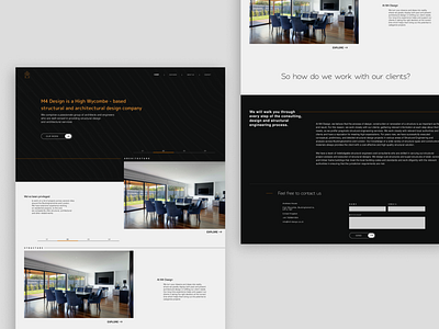 M4 Design app branding design graphic design minimal typography ui ux web website