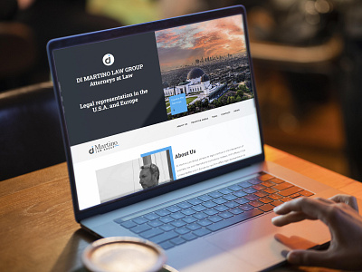 Di-martino Law Firm website Mockup