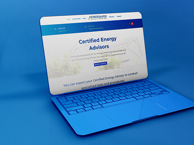 Enersaver Website Mockup