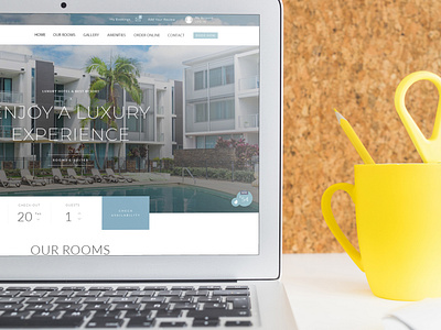 Superior Inn Website Mockup Design