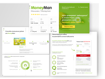 Microloan corporation credit design landing page web design website