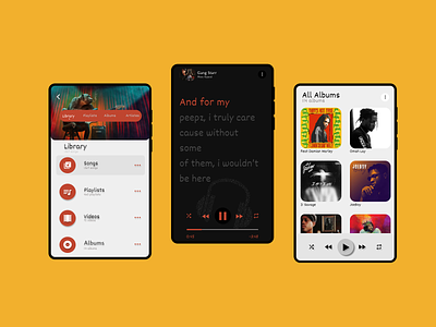 Music Player User Interface app design figmadesign ui ui ux ux