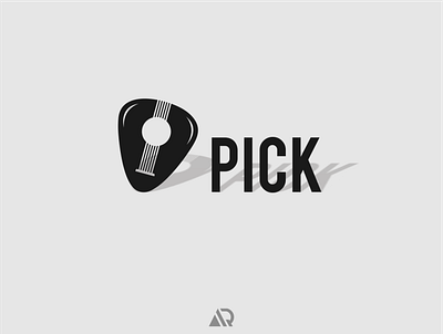 Pick guitar brandinglogo graphicdesign logoart logocreative logodesign logodesigner logoicon logoinspiration logologo logopick logotype pick