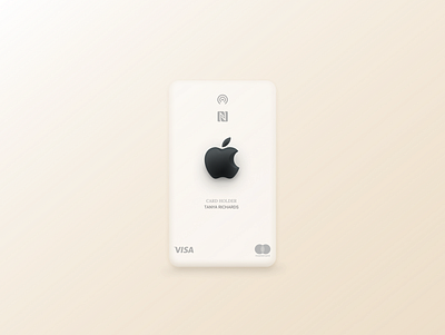 Introducing Apple Card 3d art apple card apple pay branding card ui figma design minimalism payment card swipes