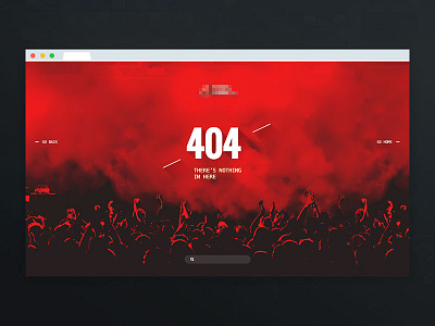 404 page 404 music supermusic ui ux web