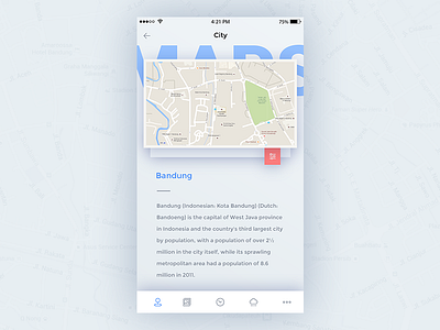 City Apps apps bandung city maps mobile ui ux