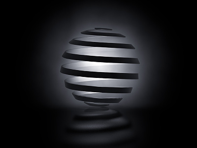 007_PBP_Peel c4d interior lamp light peel pendant practice sphere spiral tracer volumetric