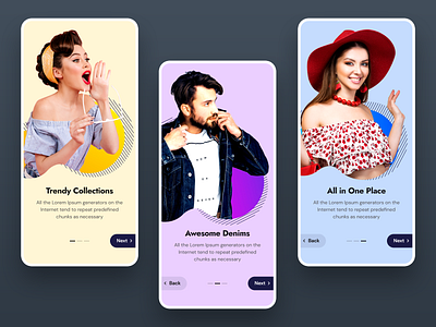 Fashion Mobile App branding design ecommerce app fashion fashion app flat illustration logo minimal mobile app typography ui ux vector