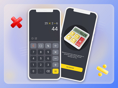 Day 004: Calculator 100daychallenge 2d 3d design app application art blender calculator count dailyui designer figma illustration mobile app number photoshop ui ui design ui ux ux