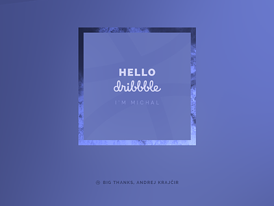 First Shot dribbble first shot hello invite player thanks welcome