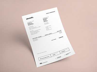 Invoice agency black invoice print shot white