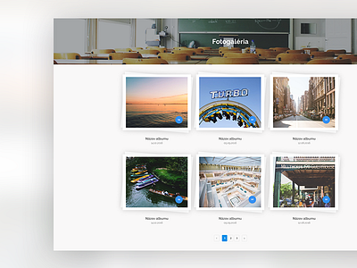 Gallery design gallery photo school ui web website
