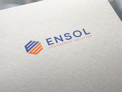 ENSOL LOGO branding design flat graphic design logo minimal typography vector