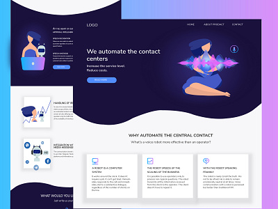 Landing page design design flat illustration inspiration landing page minimal ui ux vector web website